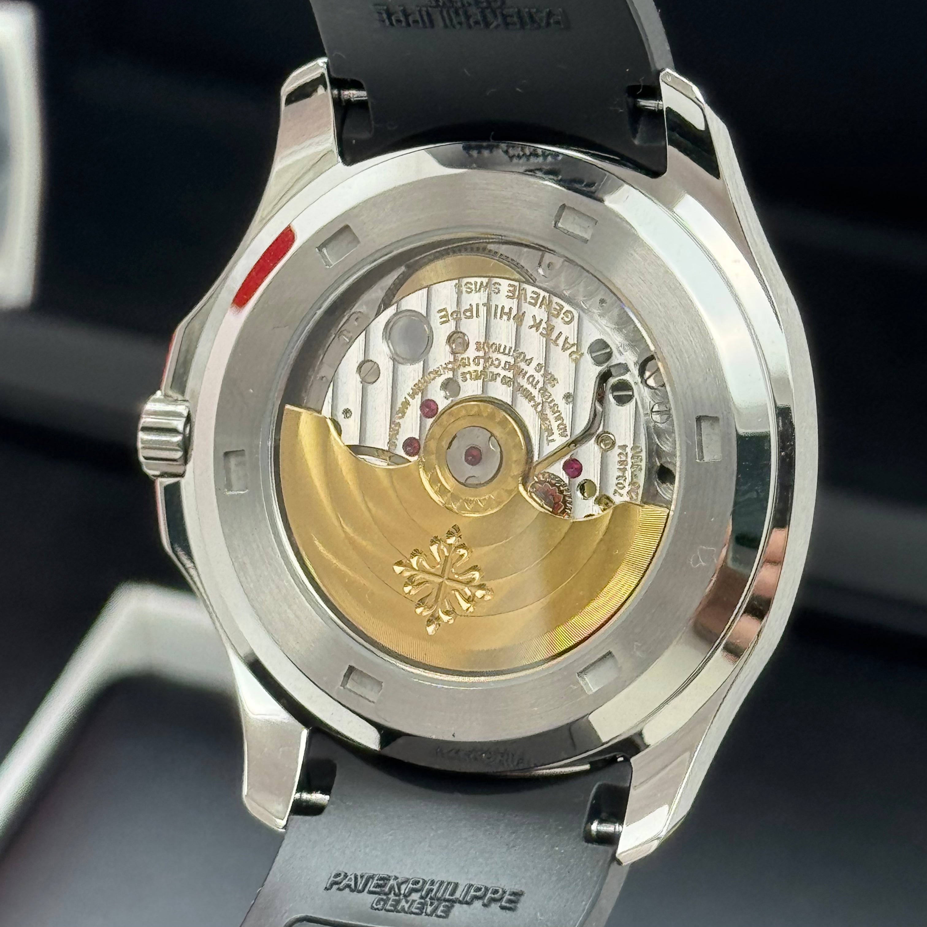 Patek Philippe Aquanaut Stainless Steel – Black Dial Rubber Strap