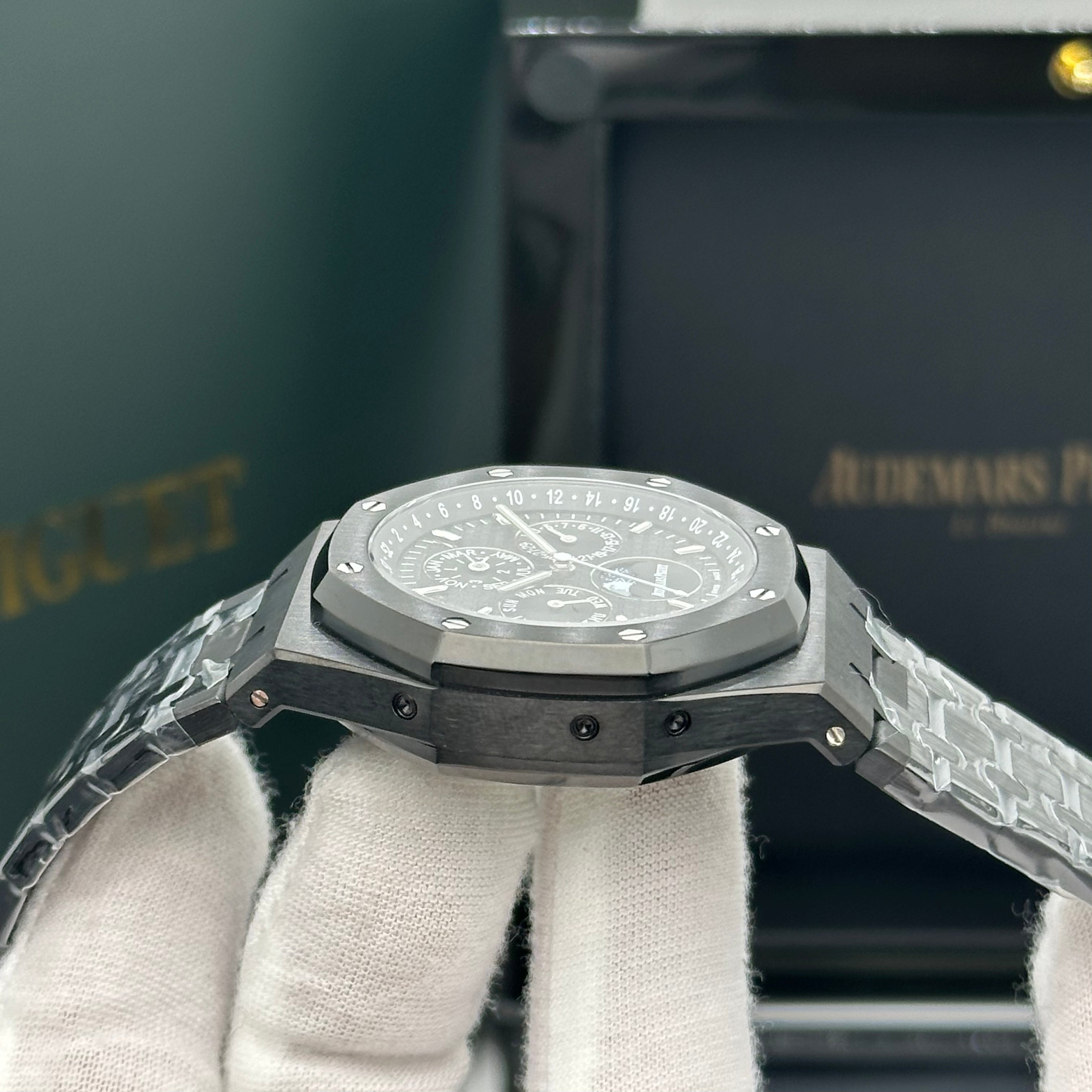 Audemars Piguet Royal Oak Perpetual Calendar – Black Ceramic Look – Swiss Super Clone 1:1