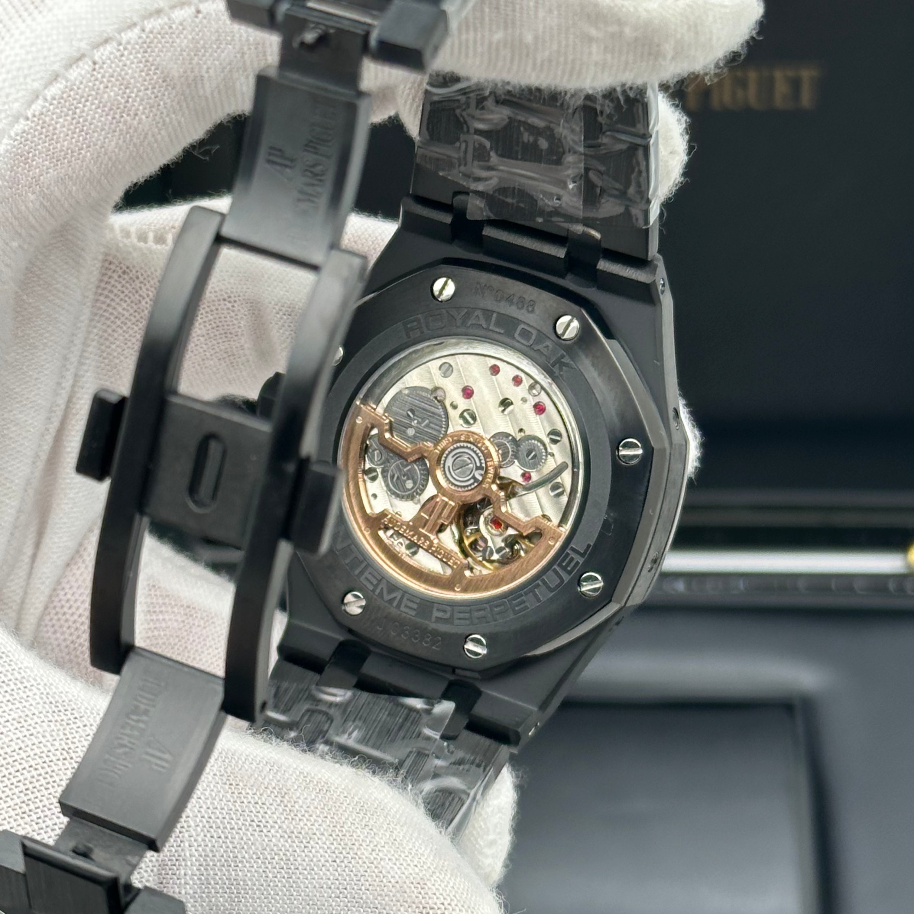 Audemars Piguet Royal Oak Perpetual Calendar – Black Ceramic Look – Swiss Super Clone 1:1
