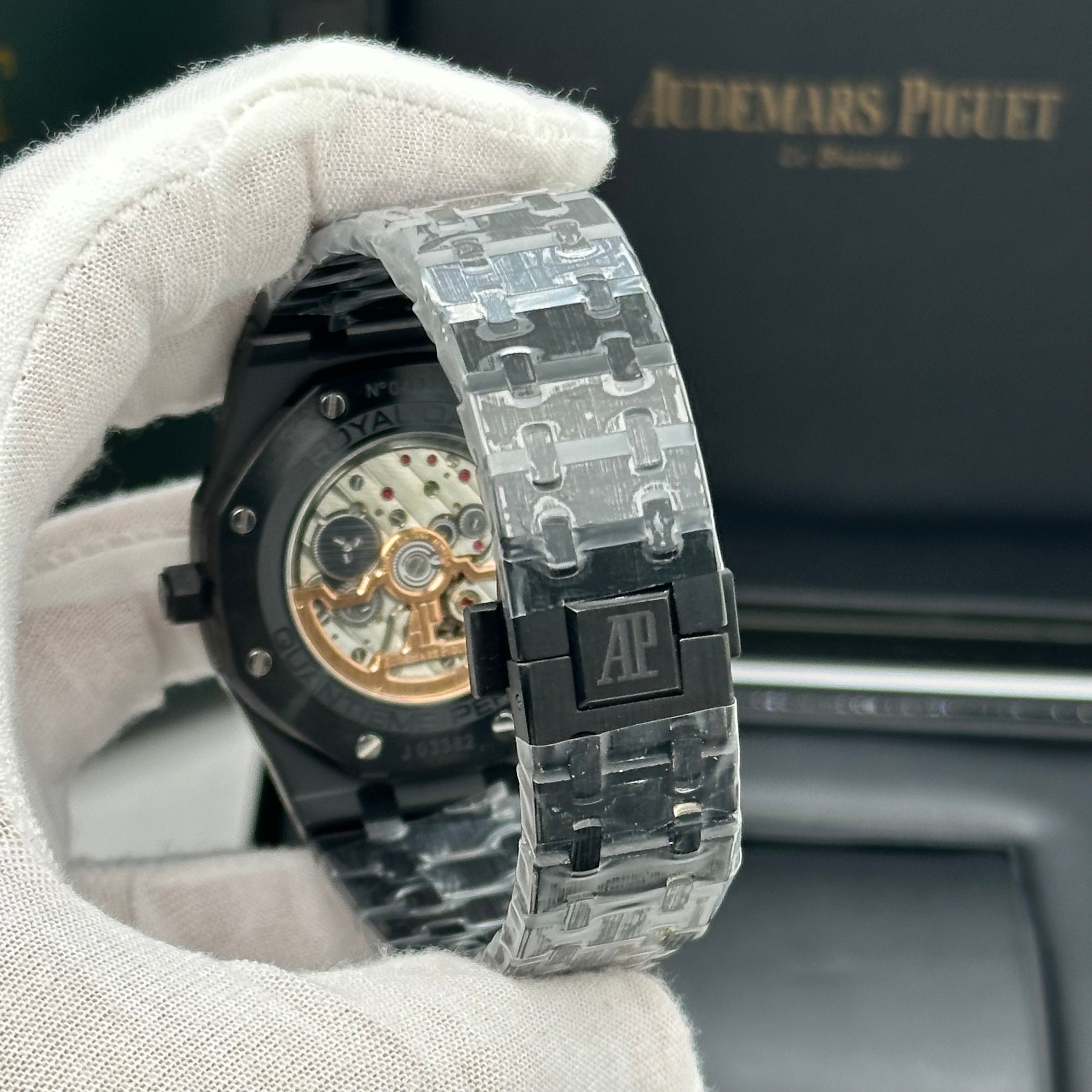 Audemars Piguet Royal Oak Perpetual Calendar – Black Ceramic Look – Swiss Super Clone 1:1