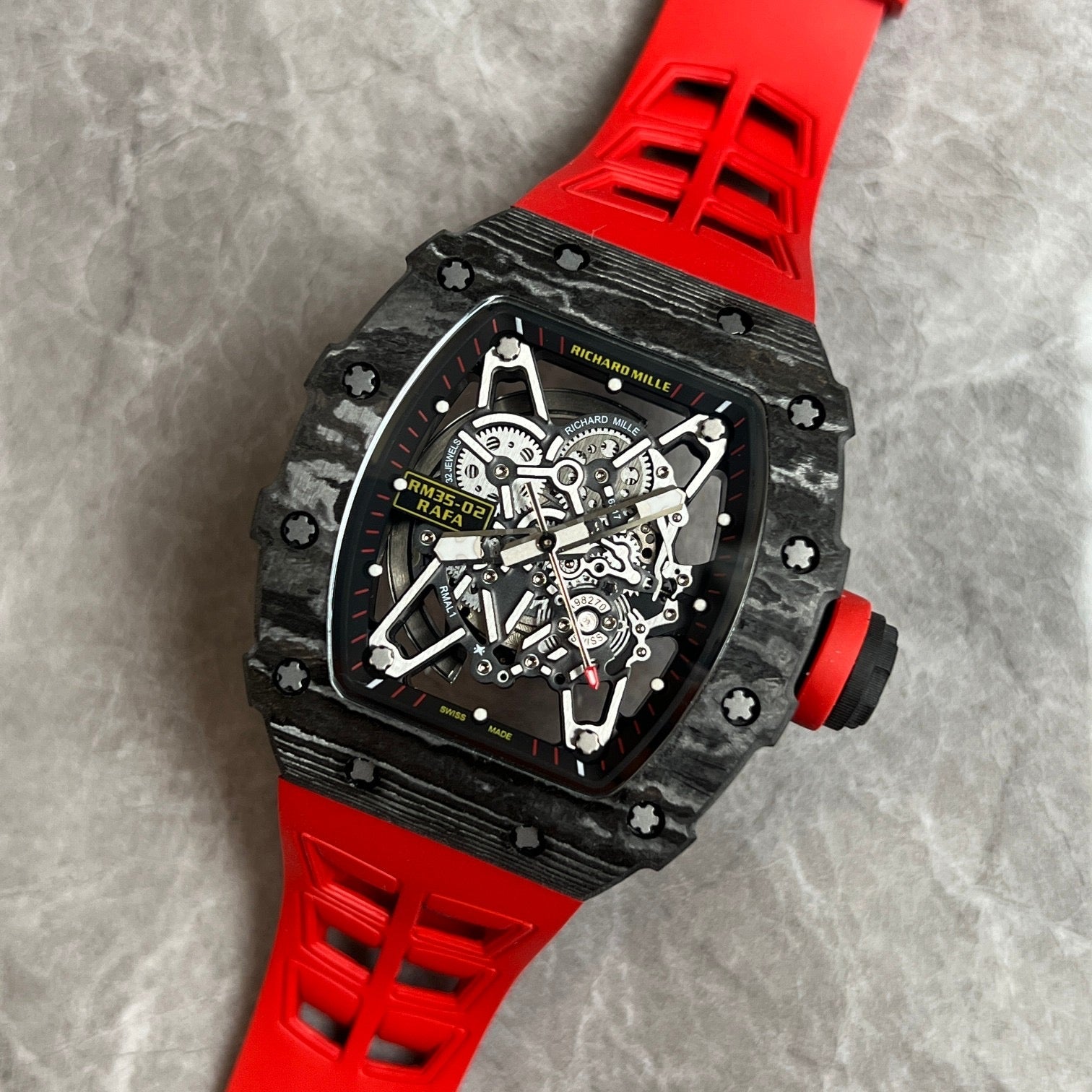 Richard Mille RM 35-02 Rafael Nadal Red Strap