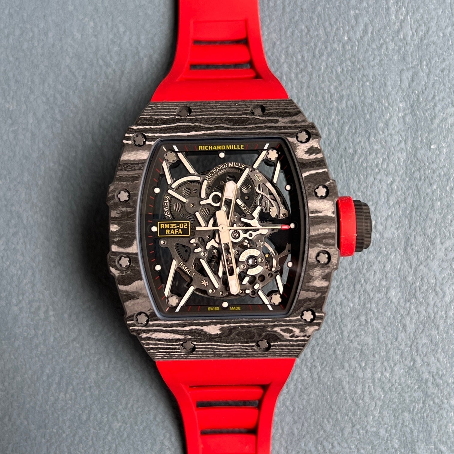 Richard Mille RM 35-02 Red Strap - RM 35-02 RAFA