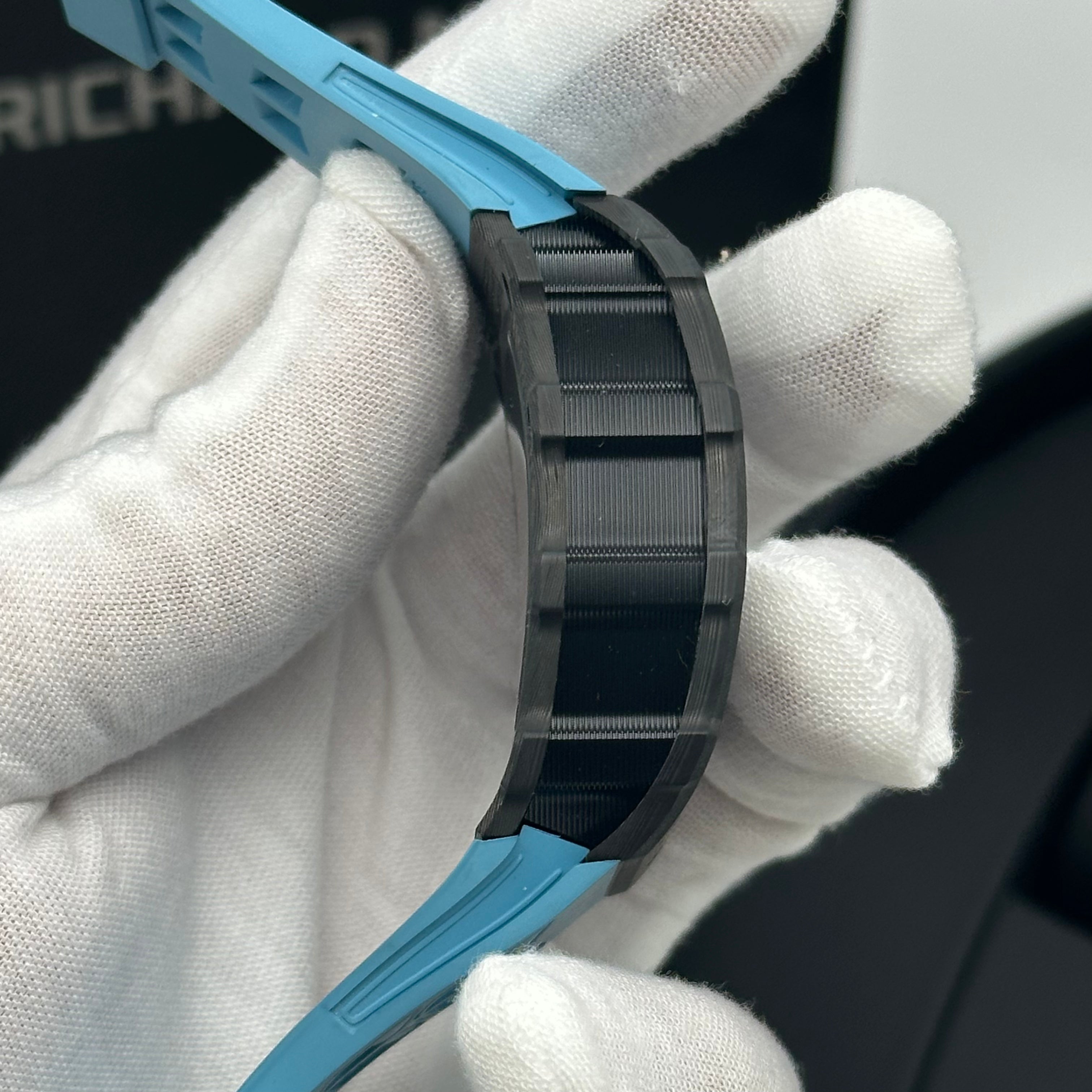 Richard Mille RM 35-02 – Carbon TPT with Sky Blue Strap
