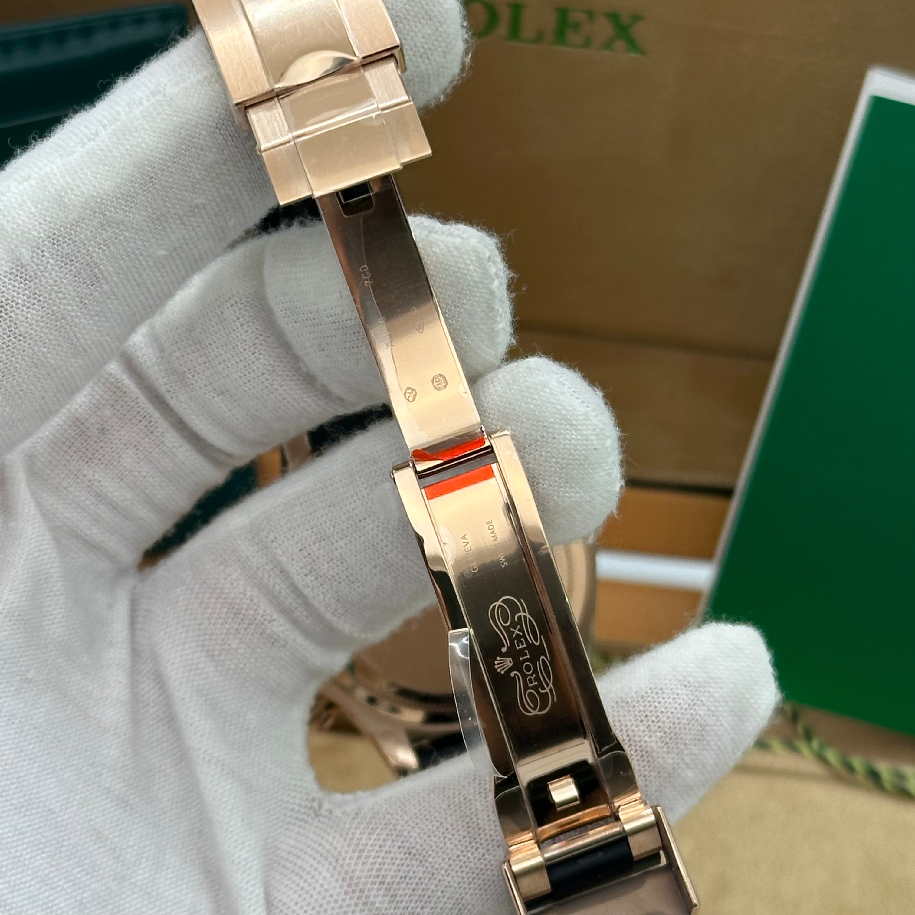 Rolex Daytona 40mm Everose Gold – Chocolate Dial Oysterflex | Swiss Super Clone 1:1 H88F4015