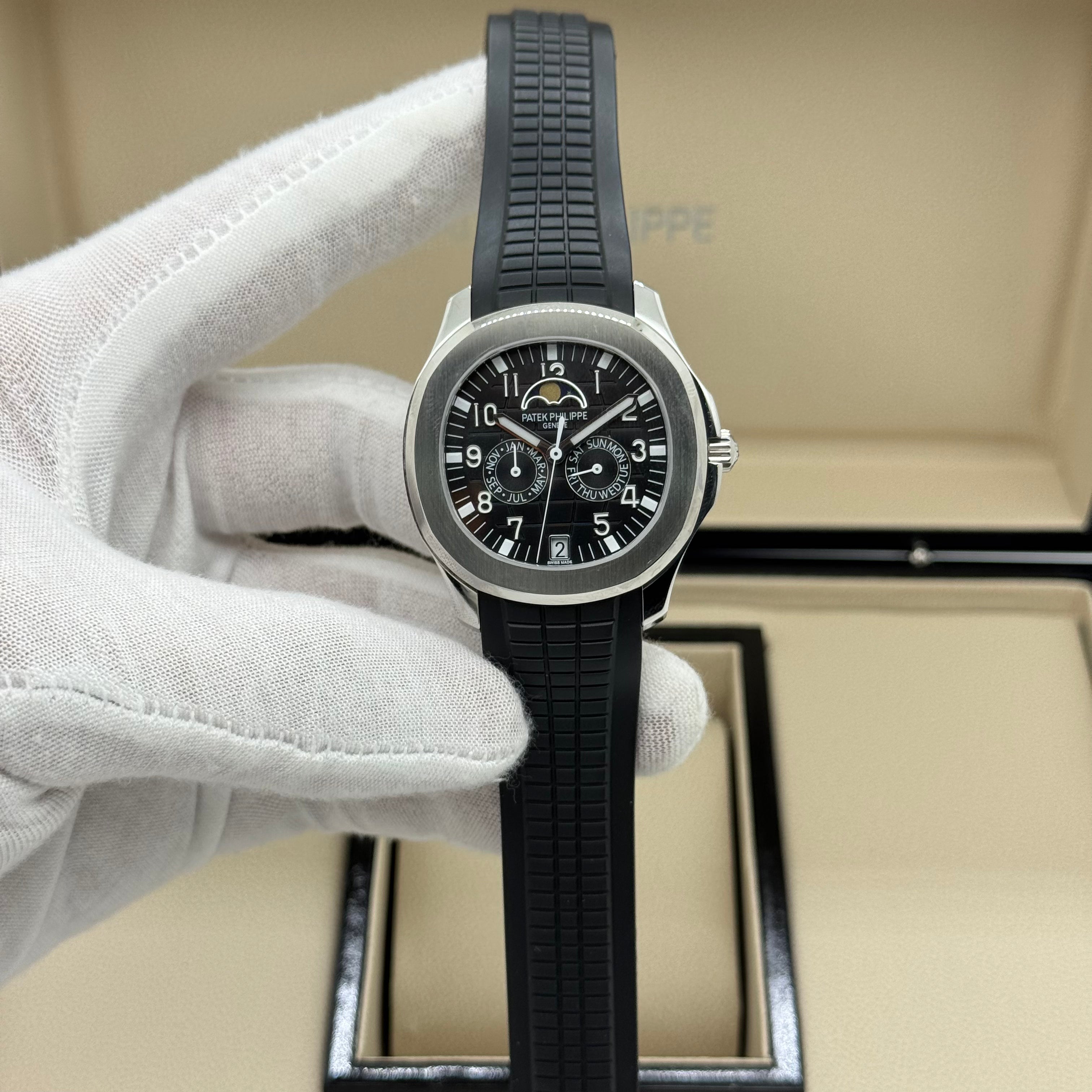 Patek Philippe Nautilus 5980 – Swiss Super Clone | Automatic Chronograph | Blue Dial