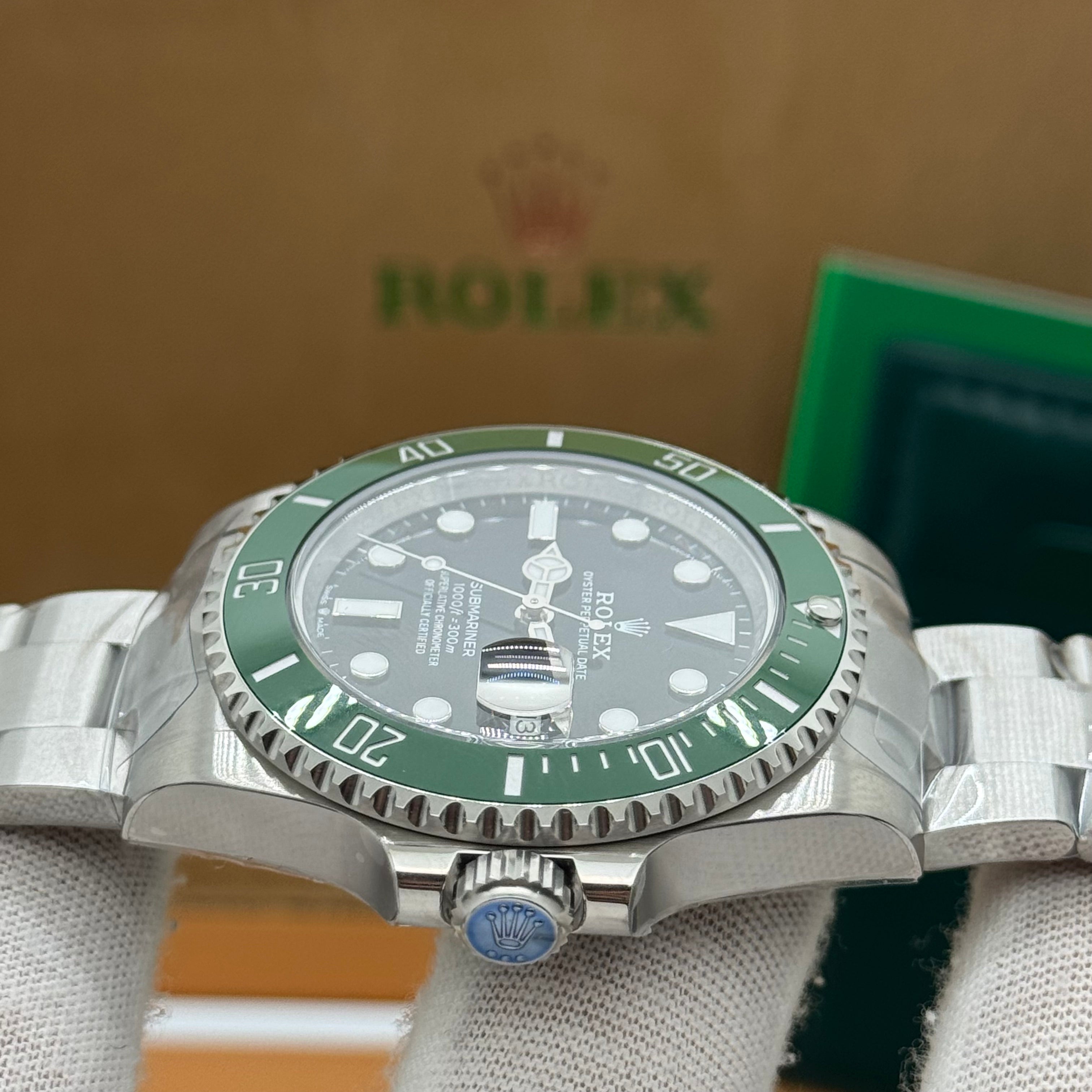 Rolex Submariner Green Bezel Diver Watch – Swiss Super Clone – Automatic – 6R7791V6
