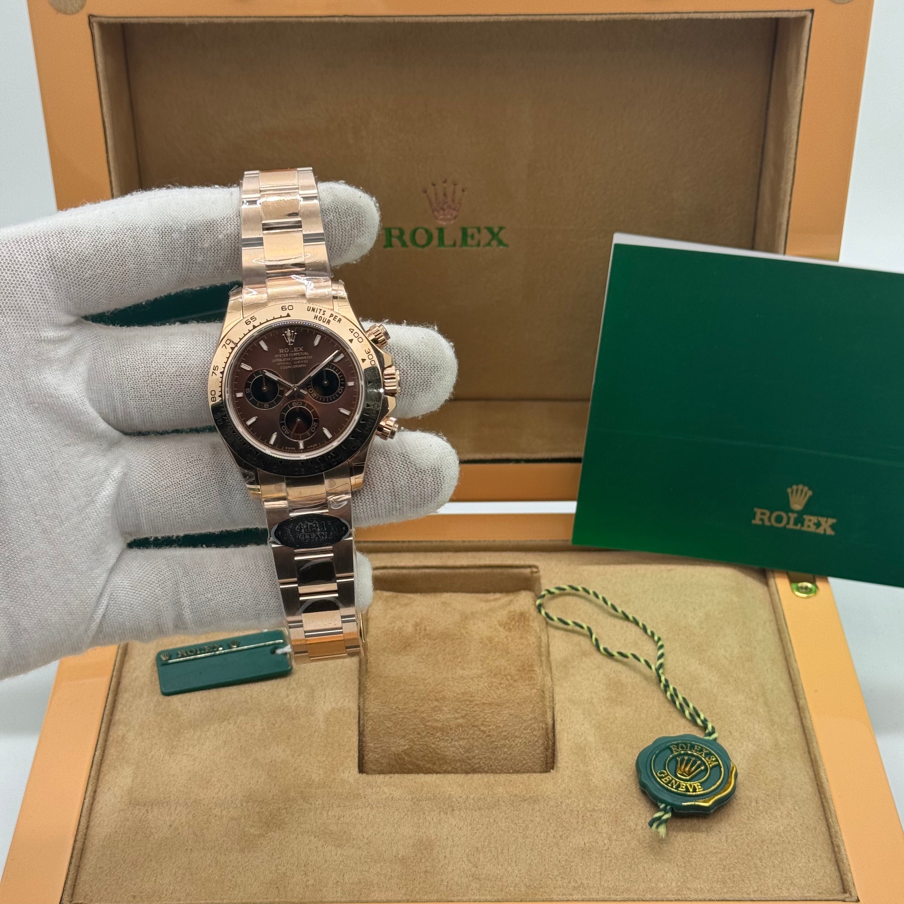 Rolex Daytona Luxury Chronograph Watch – Chocolate Dial – 2025 Edition - 7987LV66