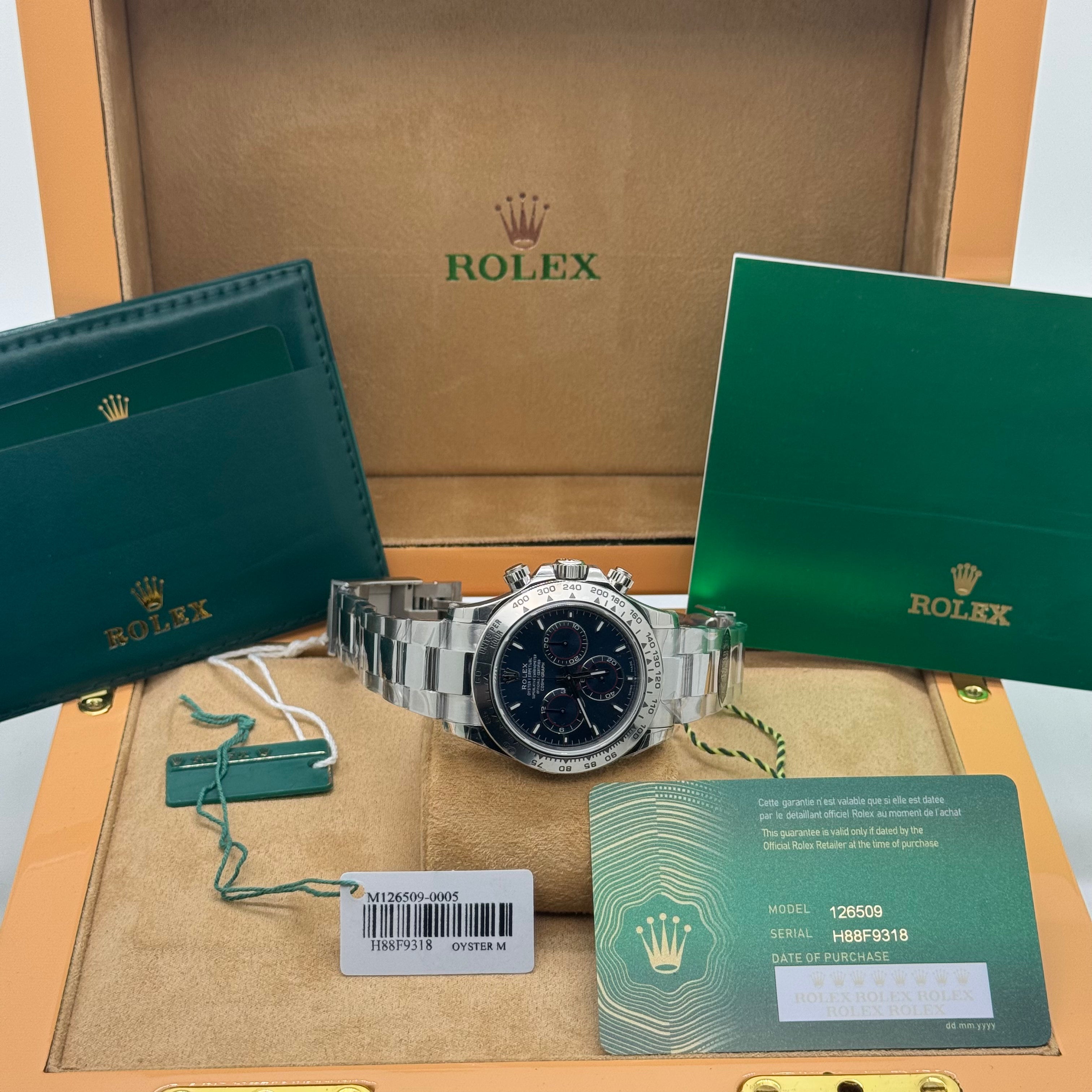 Rolex Daytona Silver Chronograph – Blue Dial – Swiss Super Clone (2025 Edition) H88F9318