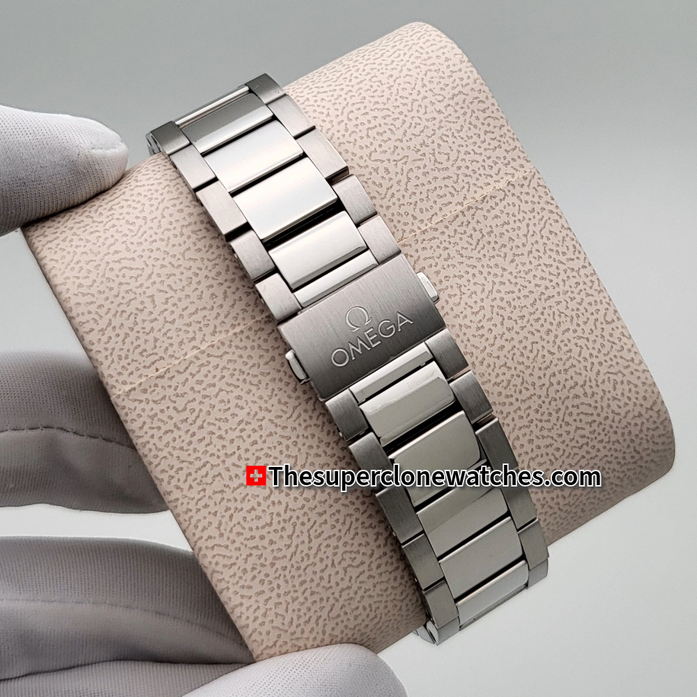 Omega Seamaster Aqua Terra Steel on Steel 150m Co-Axial Master Chronometer GMT Worldtimer Exact 1:1 Super Clone 8938 Swiss Movement Replica Watch