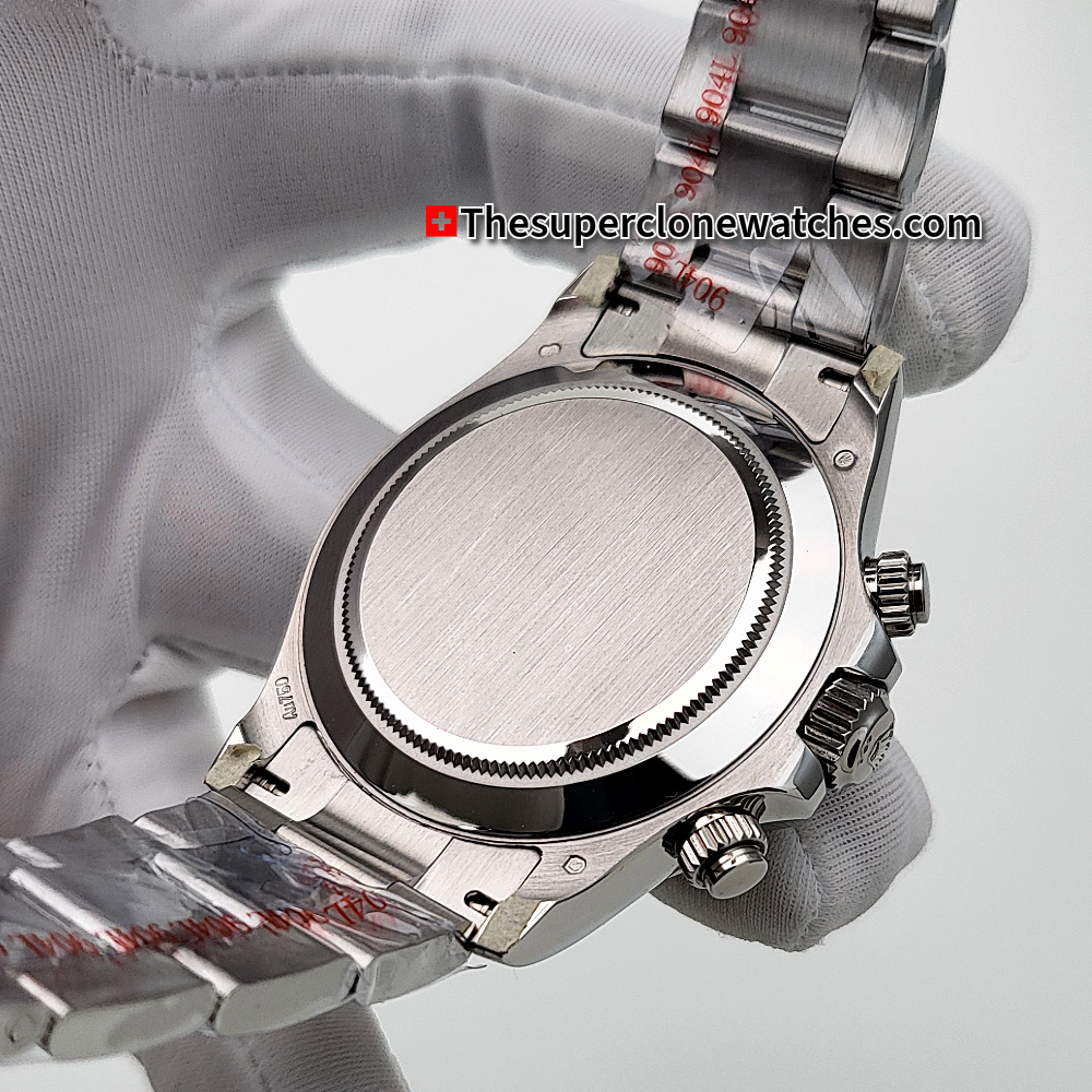 Rolex Cosmograph Daytona White Gold Bright Blue Dial Exact 1:1 Super Clone 4131 Swiss Movement Replica Watch Ref-126509