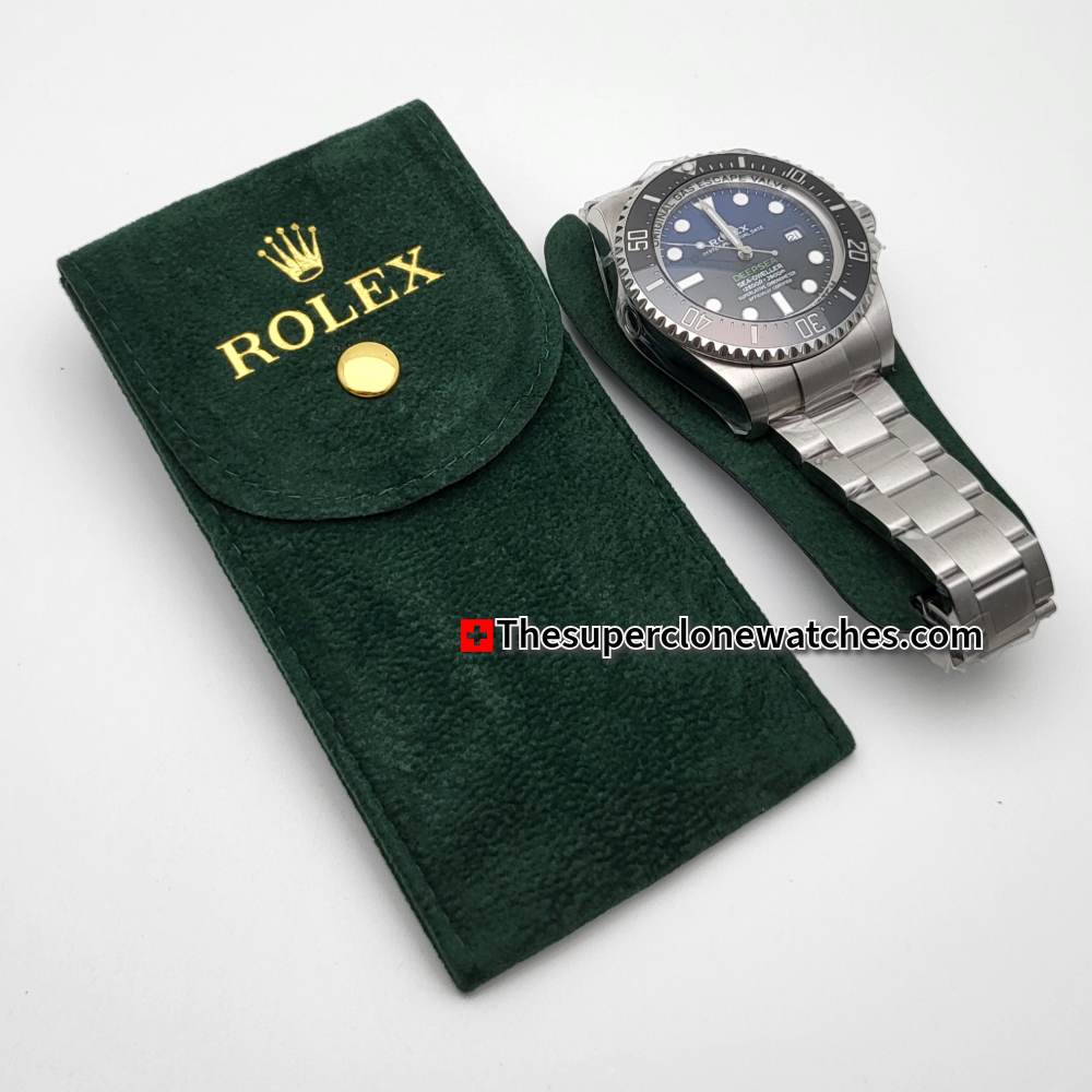 Rolex Green Velvet Travel Pouch with Insert