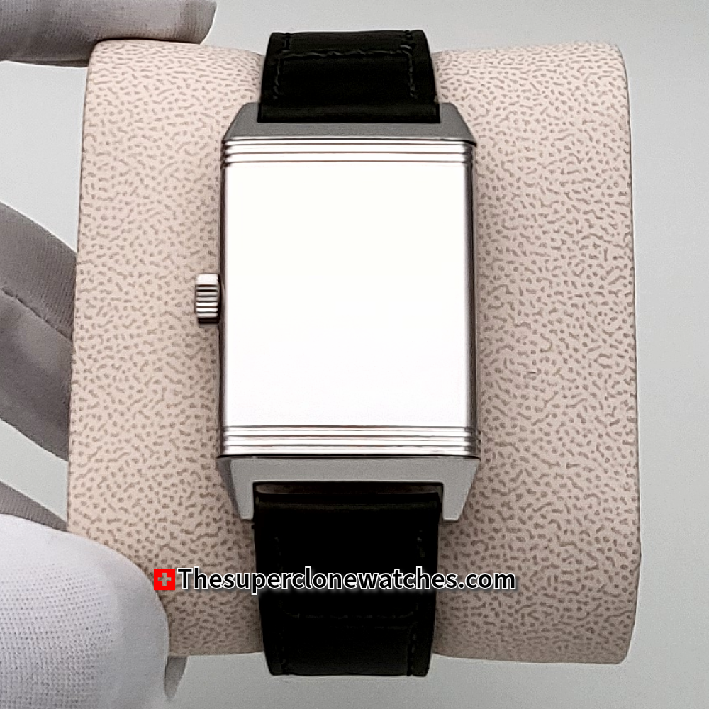 Jaeger-LeCoultre Reverso Tribute Monogace Small Seconds Green leather Strap Exact 1:1 Super Clone 822 Swiss Movement Replica Watch