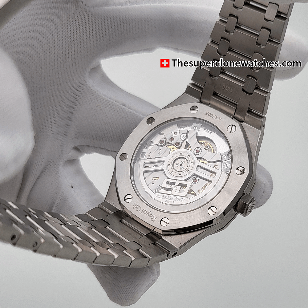 Audemars Piguet Royal Oak Stainless Steel Black Dial Exact 1:1 Super Clone 3120 Swiss Movement Replica Watch