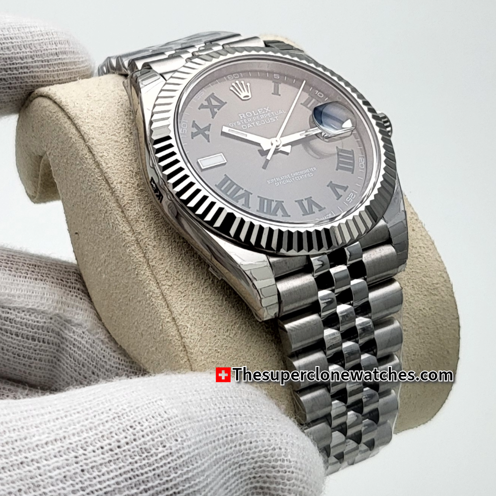 Rolex Datejust Wimbledon Exact 1:1 Super Clone 3235 Swiss Movement Replica Watch Ref-126334
