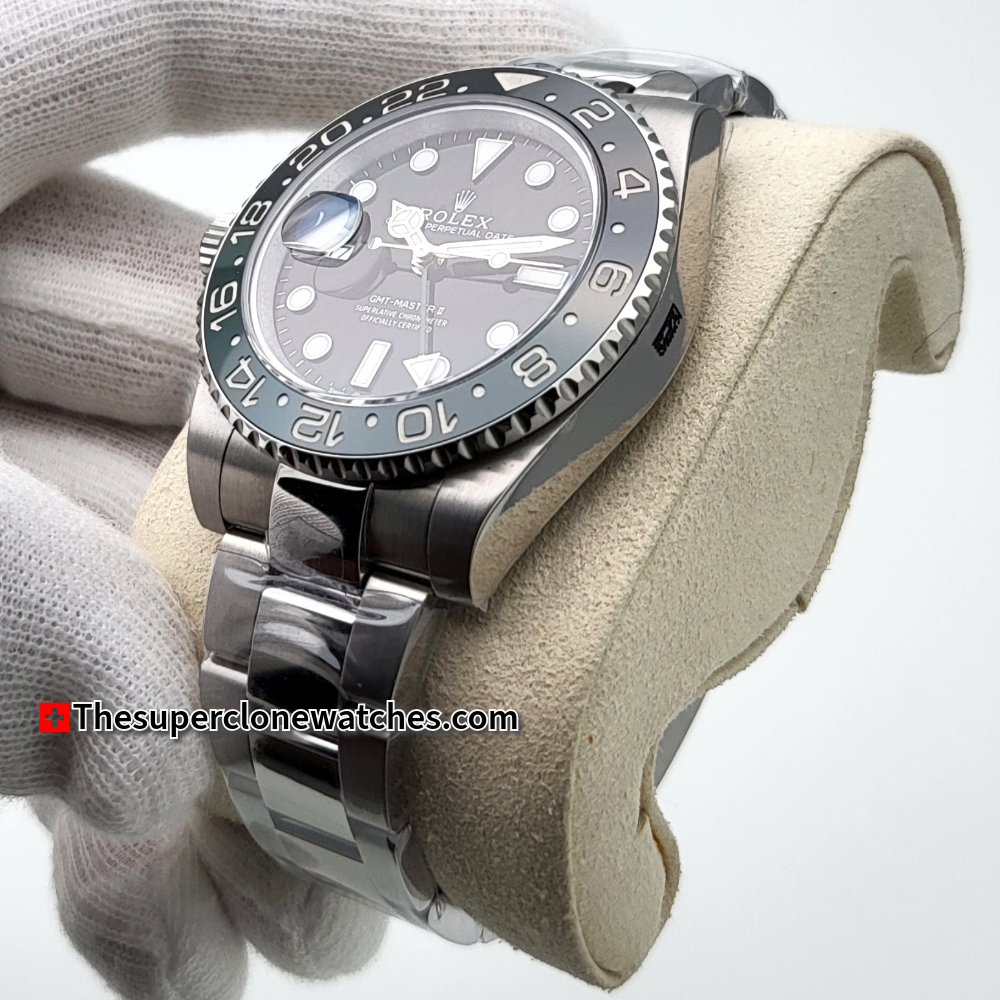 Rolex GMT Master II Sprite Left-Hand Exact 1:1 Super Clone 3285 Swiss Movement Replica Watch Ref-126720VTNR