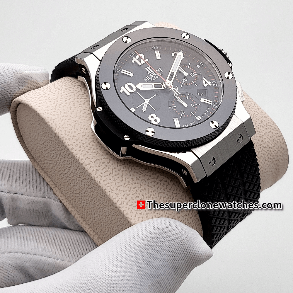 Hublot Big Bang Original Steel Ceramic Exact 1:1 Super Clone HUB4100 Swiss Movement Replica Watch